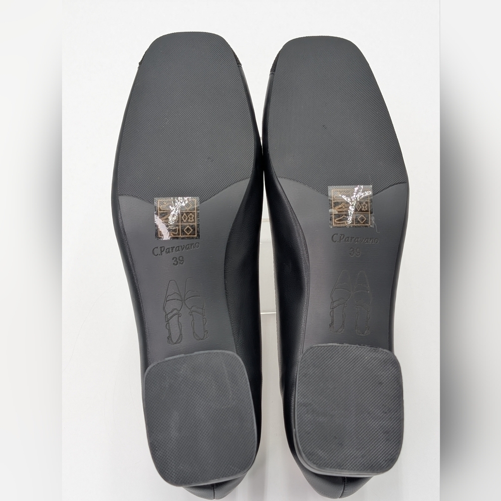 NWOT C. Paravano Toe Bowknot Ballet Flats Size US 8.5 EU 39 - Picture 12 of 16